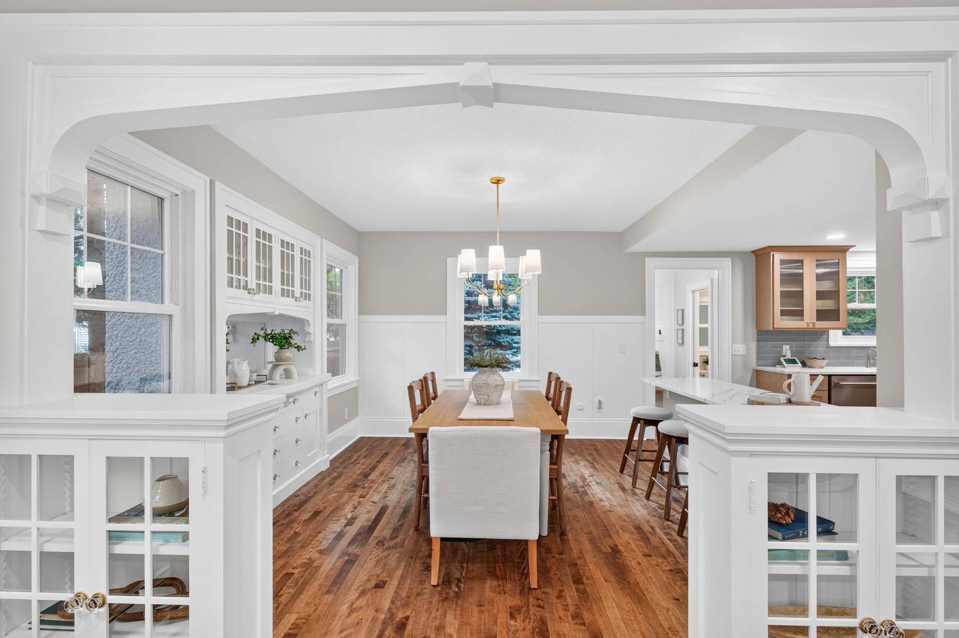 Dining Room with Built-ins