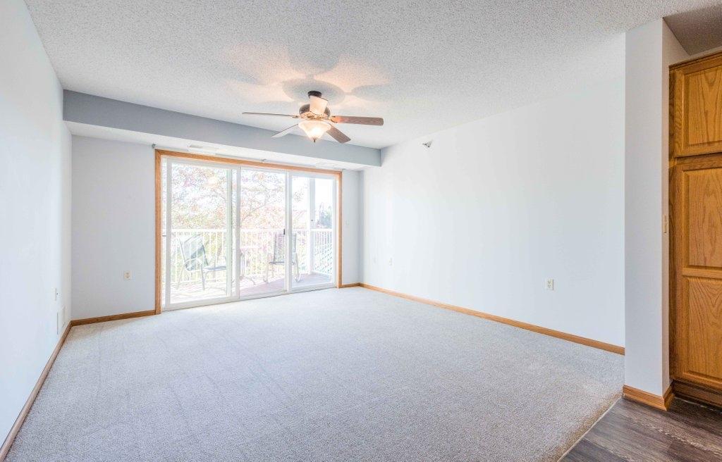 Enjoy your own deck with a beautiful flowering cherry blossom right outside your unit.