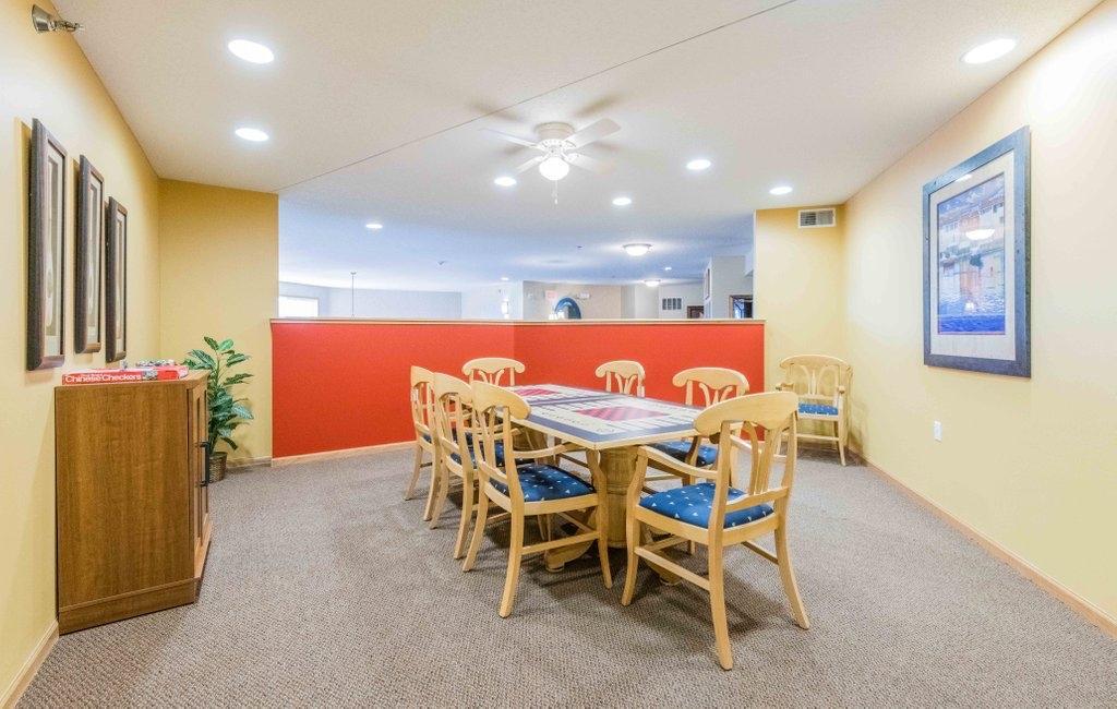 This 2nd floor meeting room is perfect for board and card game activities with family and friends, old and new.