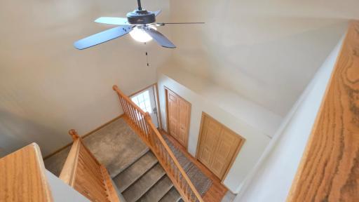 2 story entry makes the home feel stylish and open.