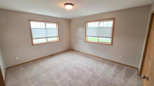 Second bedroom is large as well, and you will love the brightness and the blinds.