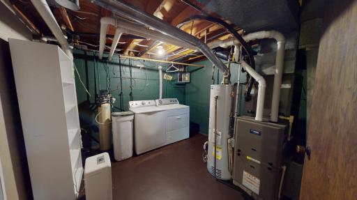 Laundry/furnace/ hot water heater/ water softener