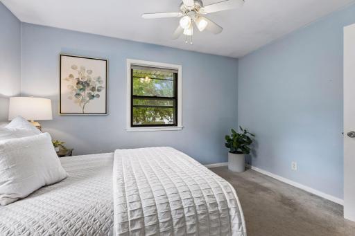 Primary Bedroom with western facing window