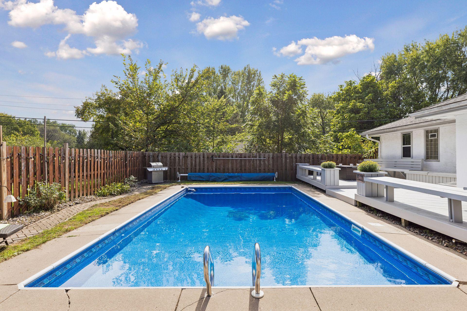 Pool - New Liner and Heater