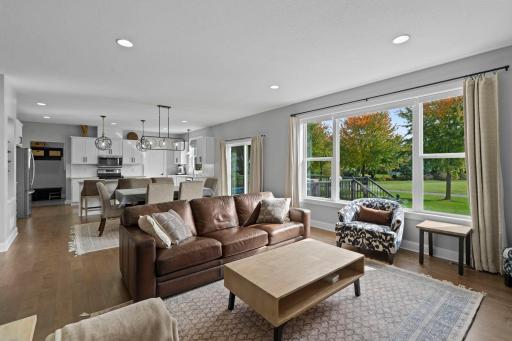 Open Main Level with Great Natural Light- Southeast Facing Windows