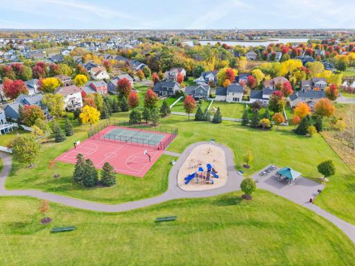 Tennis Court, Basketball Court, Field and 2 Parks