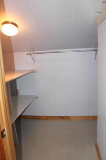 Huge walk in closet.