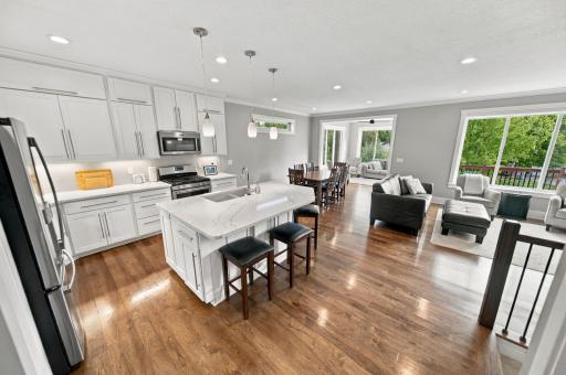 Kitchen, Dining Room, 4 Season Porch, Living Room