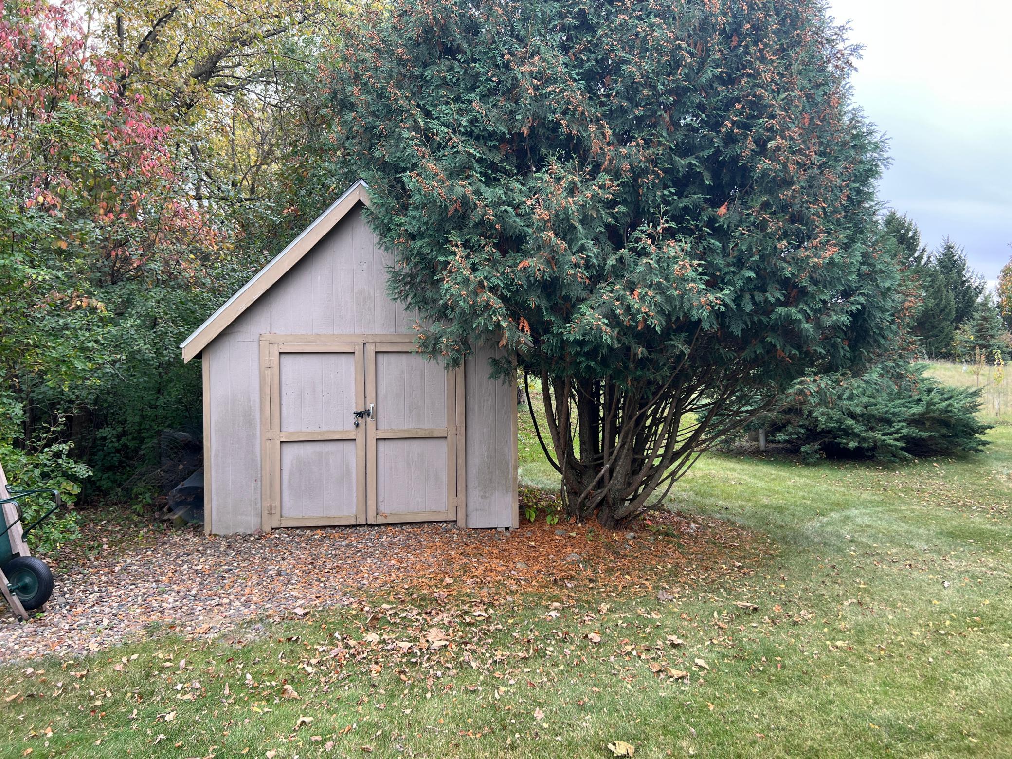 Extra storage shed