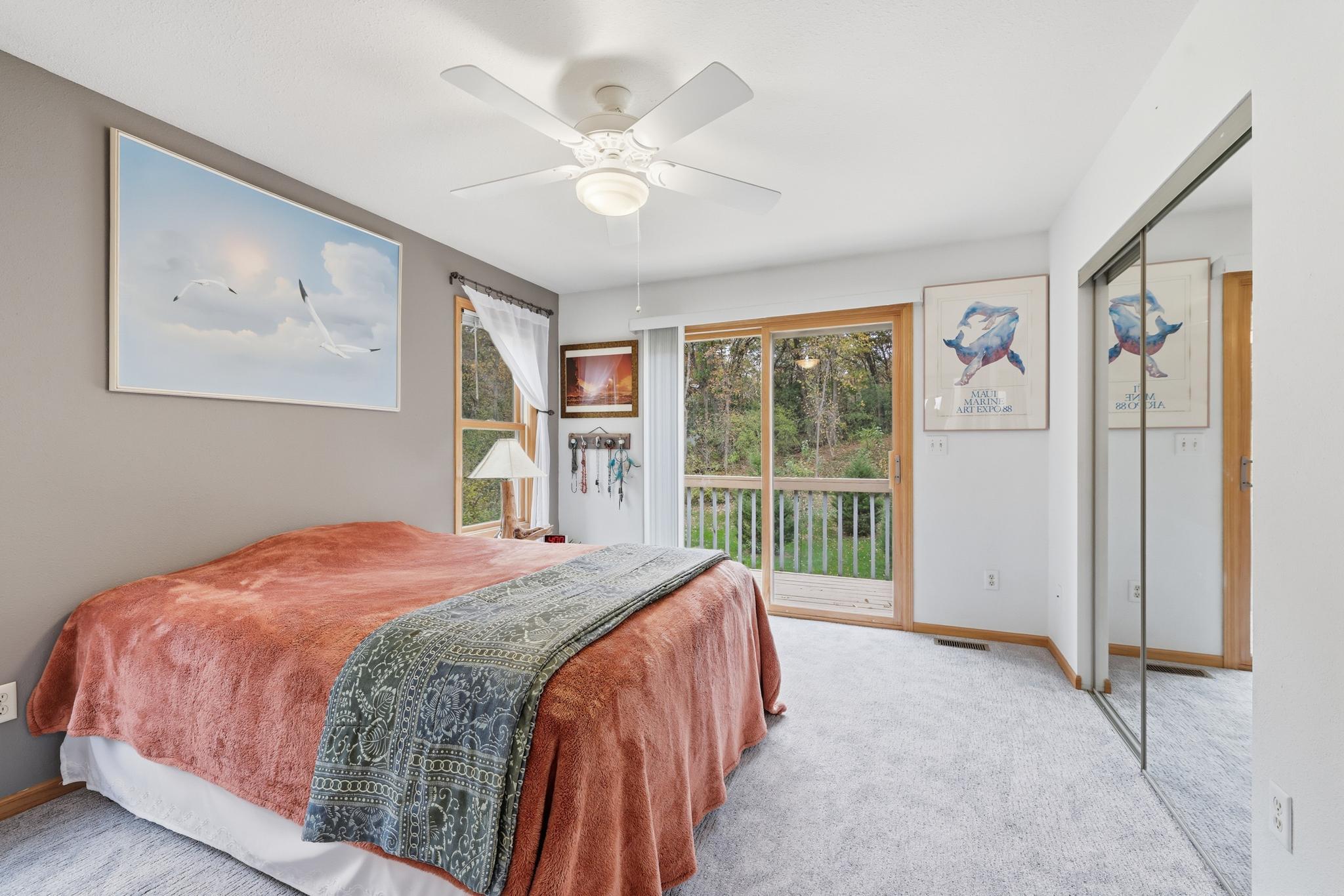 Main floor primary bedroom