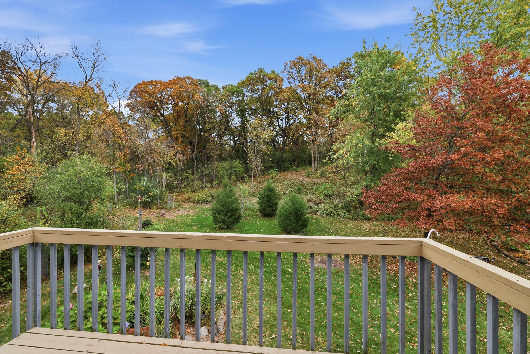 Deck off of the primary bedroom