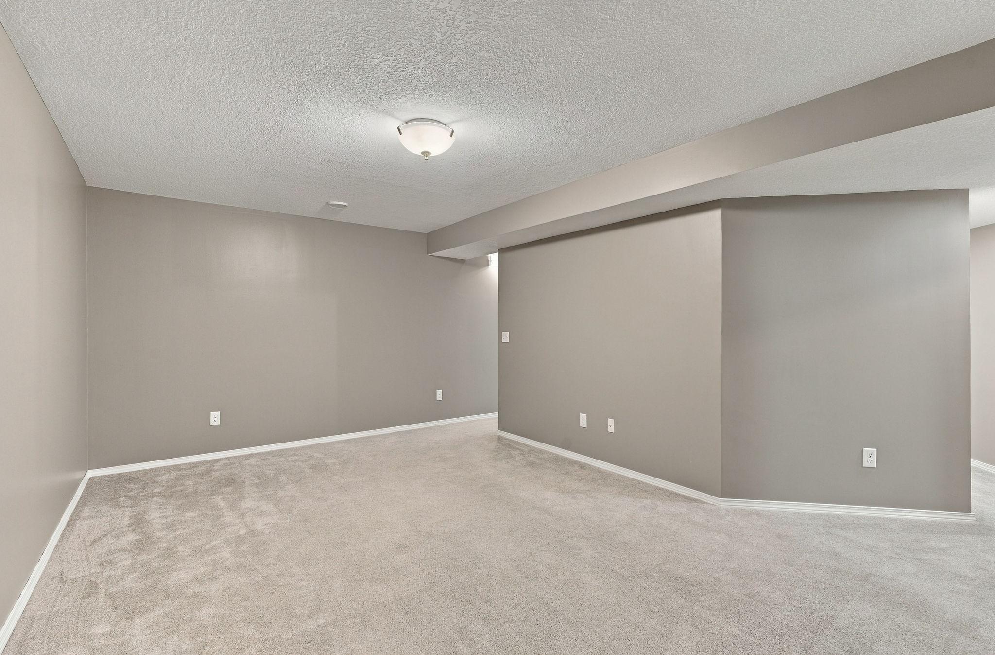 Bonus finished basement that includes a large bedroom, additional living space and extra storage to keep everything organized.
