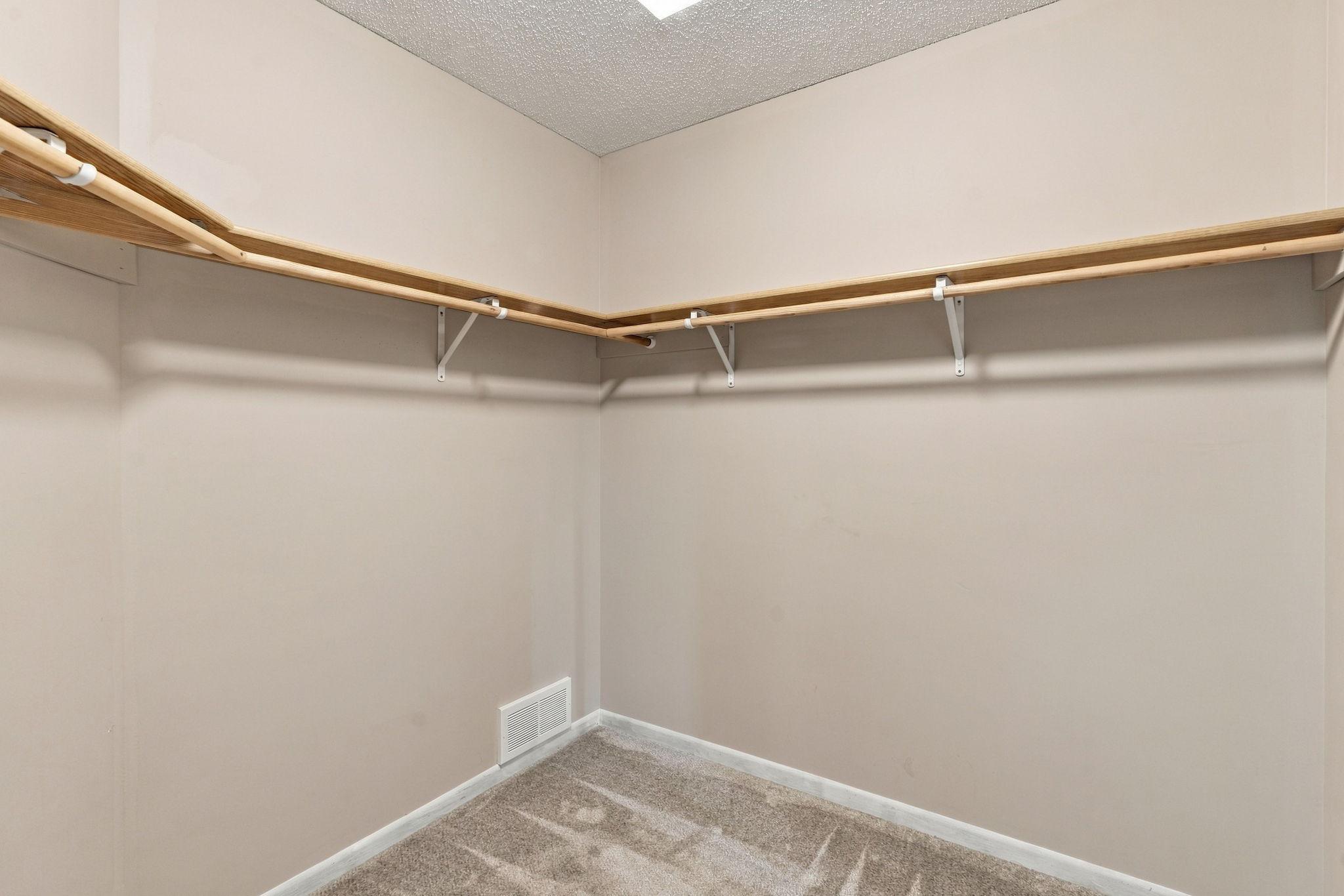 Primary Suite Walk In Closet