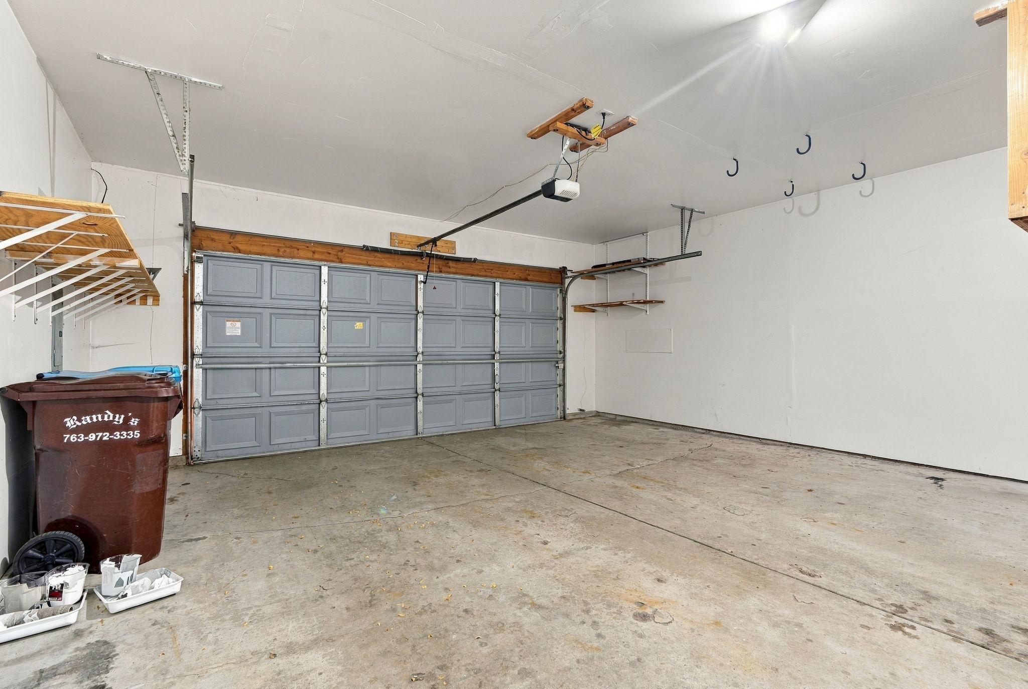 Attached 2 Car Garage