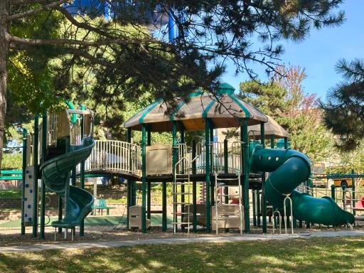 Walk to the nice playground.