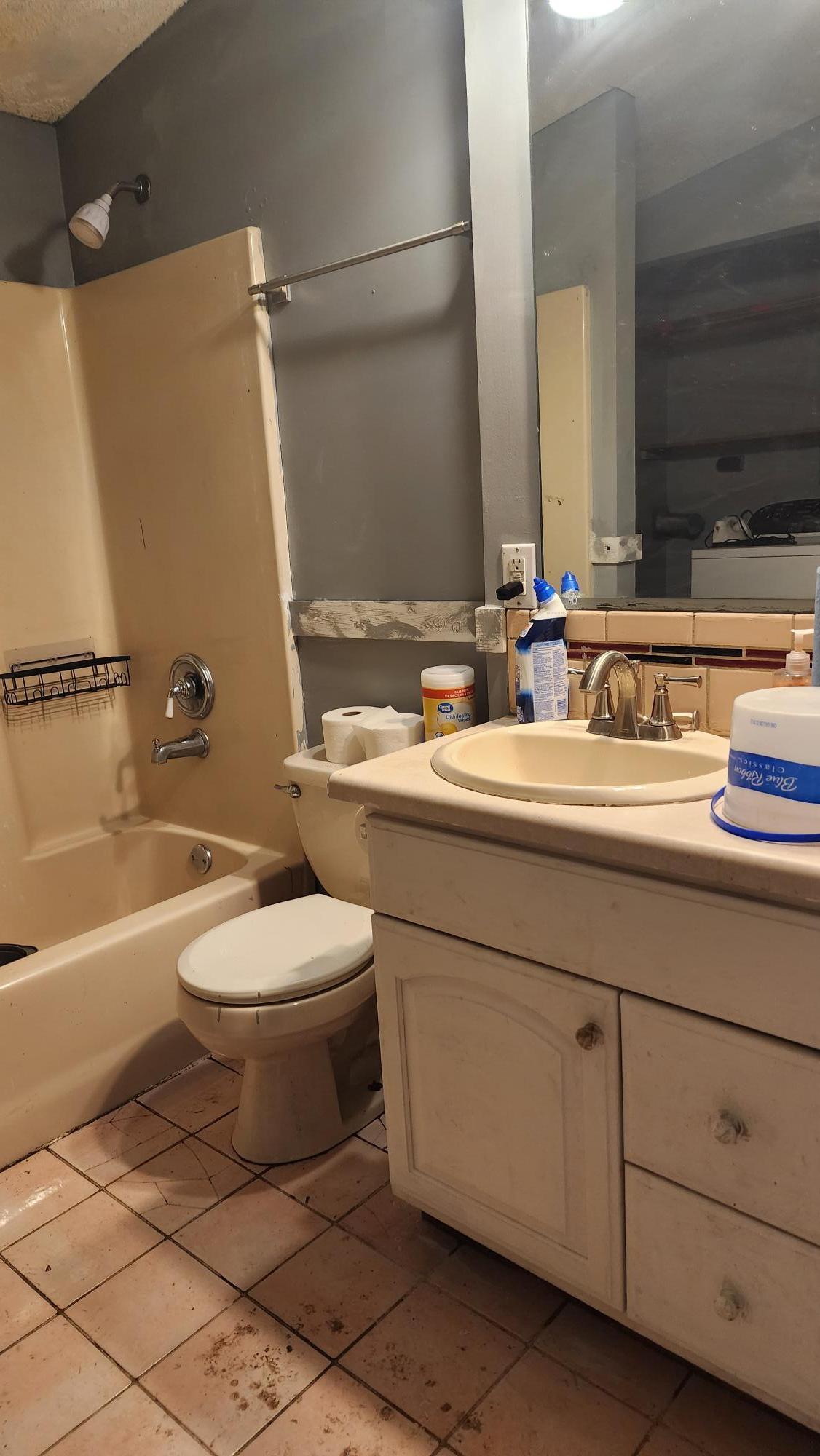 The full main floor bathroom