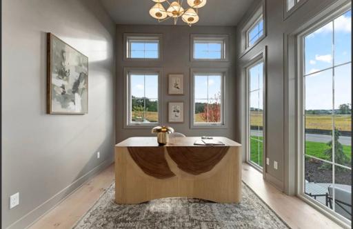 Private office-not actual home, photos of model with same layout