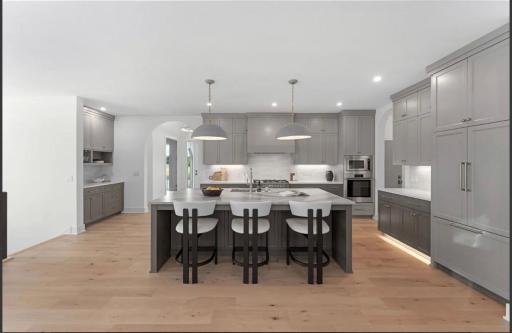 Kitchen Island with seating-not actual home, photos of model with same layout