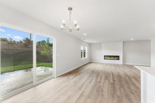 The main level is carpet free giving you a blank canvas for decorating. *Model home photos, colors and selections may vary.*