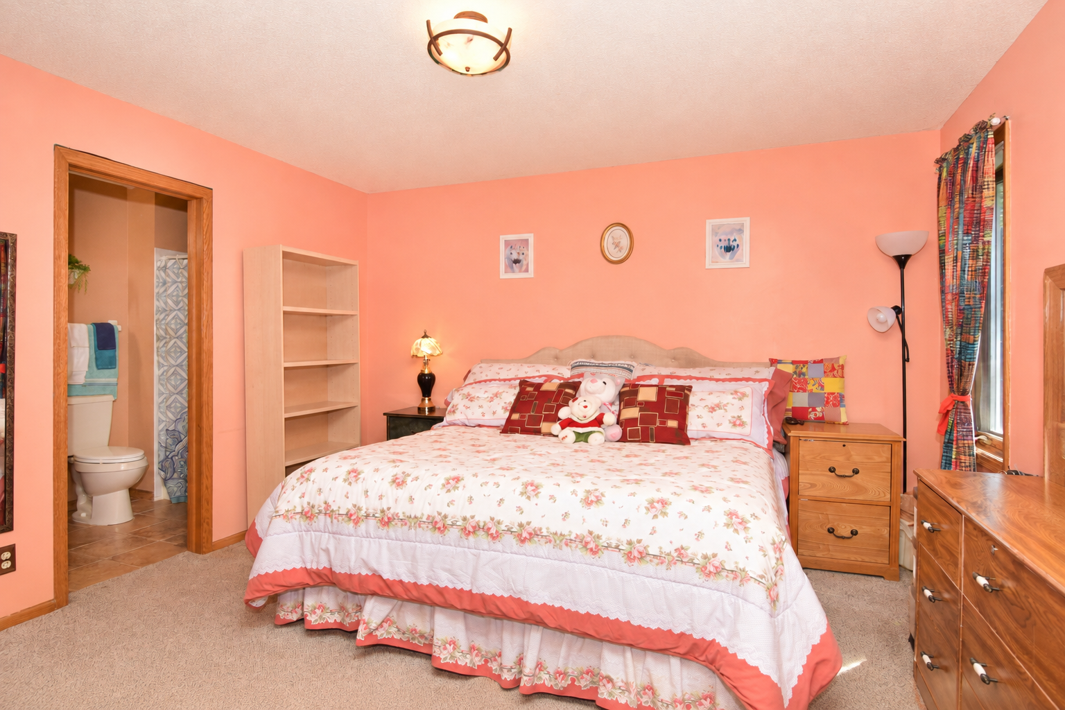 Primary Suite with Private Half Bath and Walk In Closet - Upper Level. AI Enhanced.png