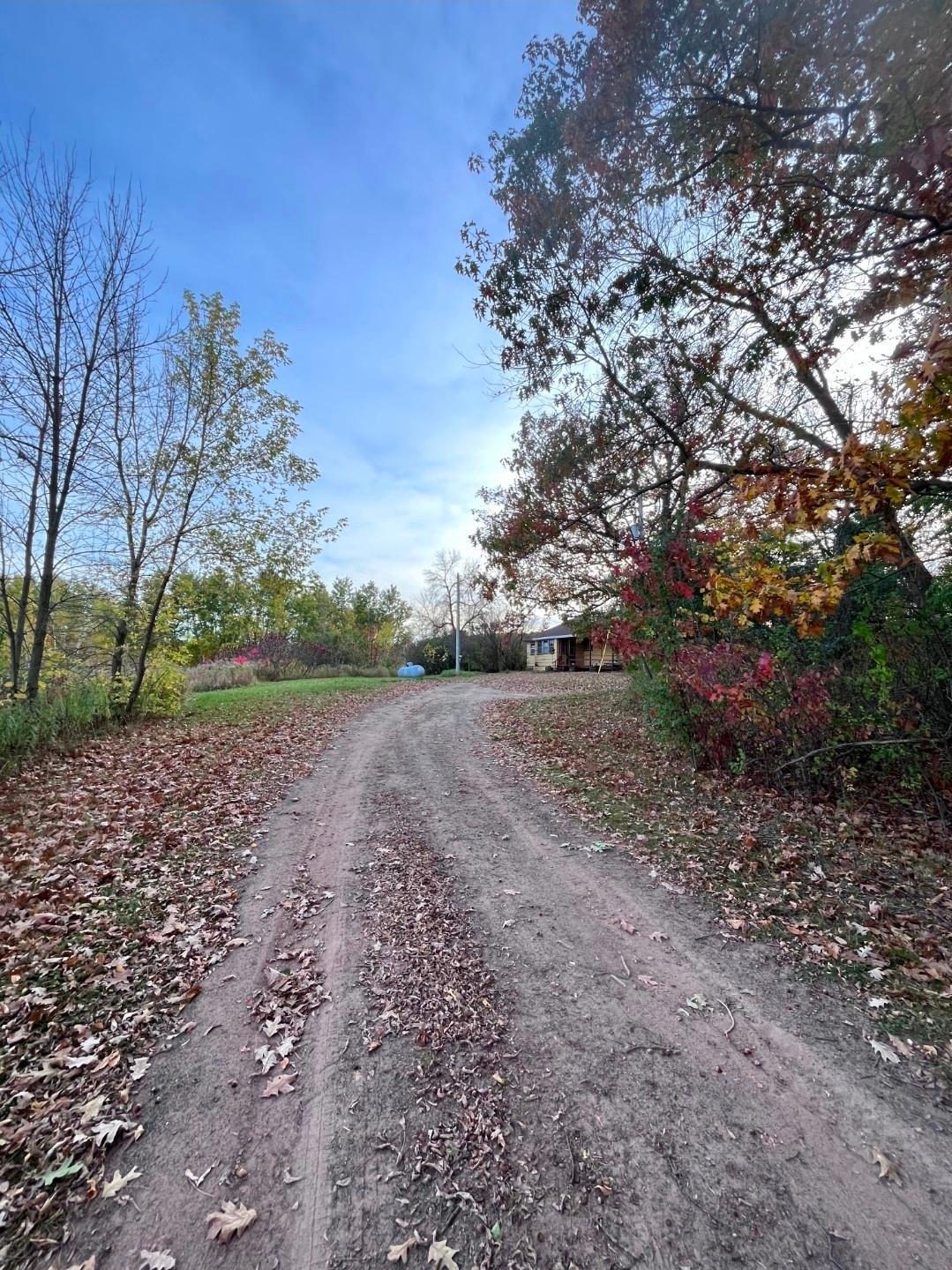 Home sits well off of the main road