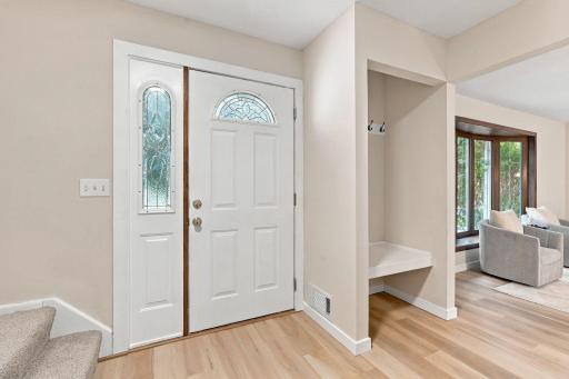 Front Entry w/ Built-In Seating and Hooks