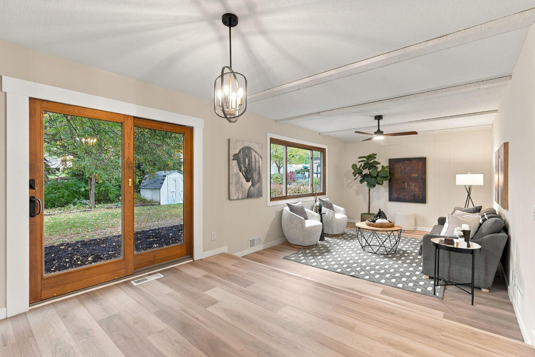 Informal Dining into Family Room