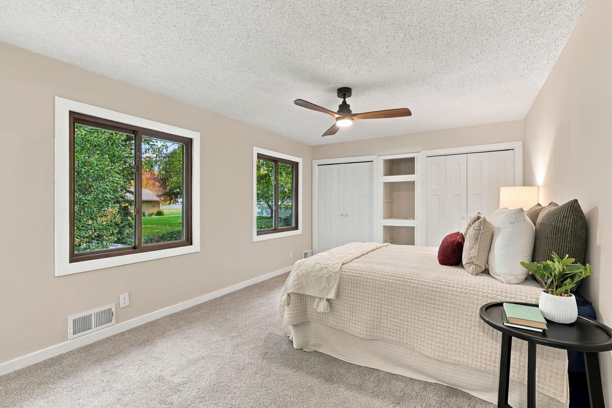 Owners En-Suite with Closets and 3/4 Bath