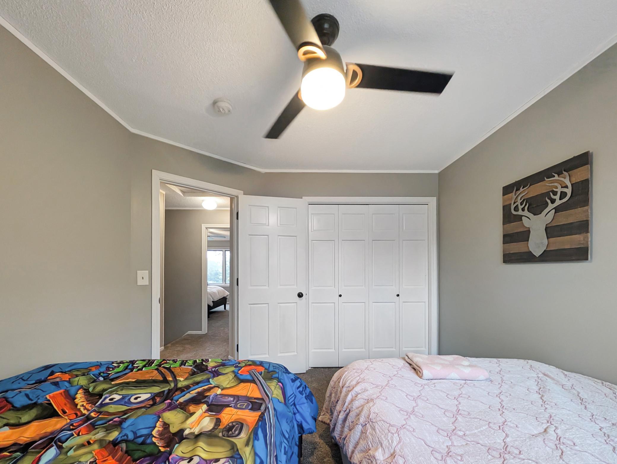 Also features a large closet for all your storage needs!