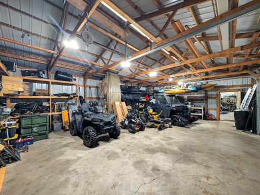 Property features a shop with plenty of room for additional vehicles and equipment!