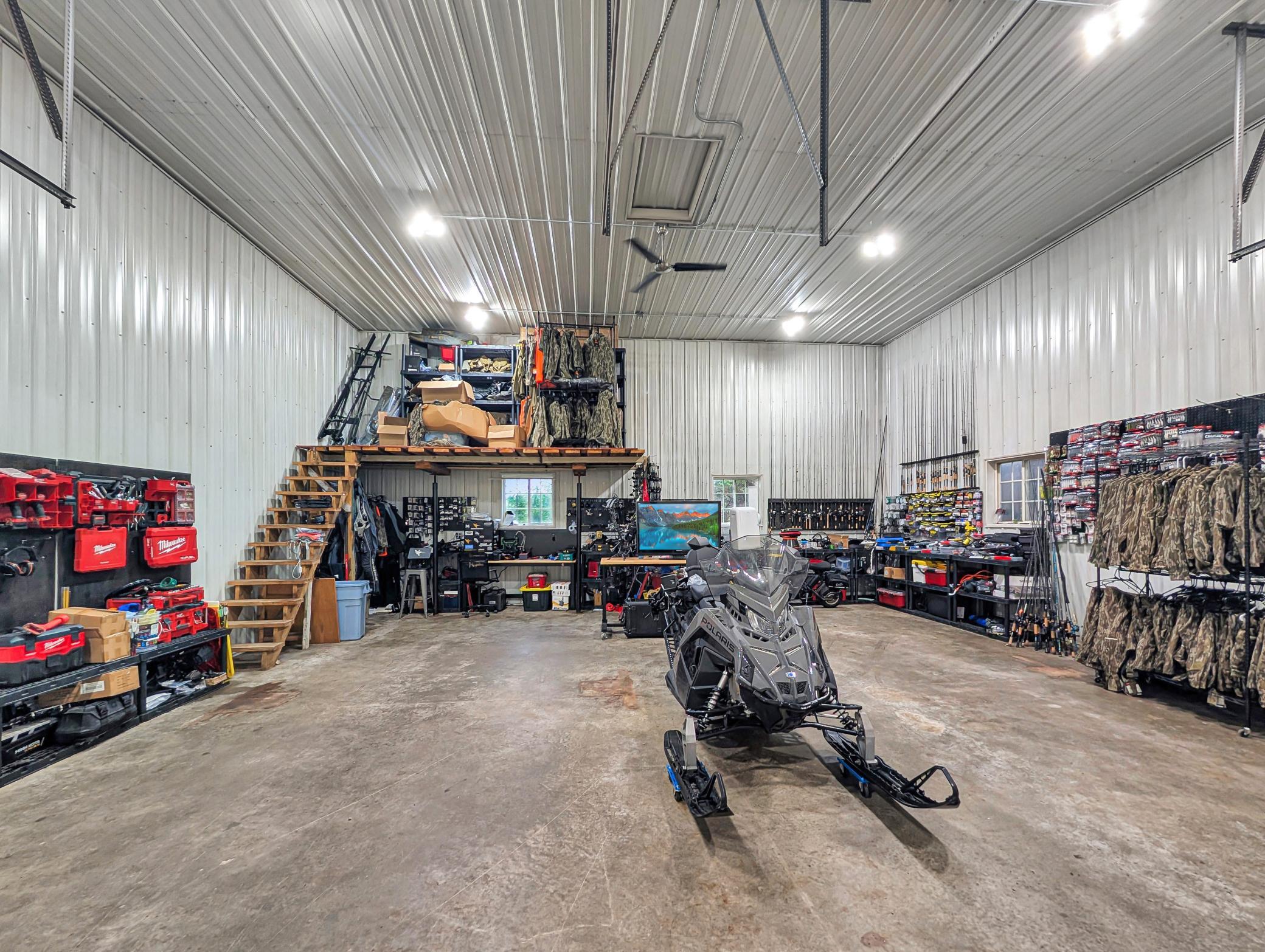 Plenty of room for your vehicles and large equipment!