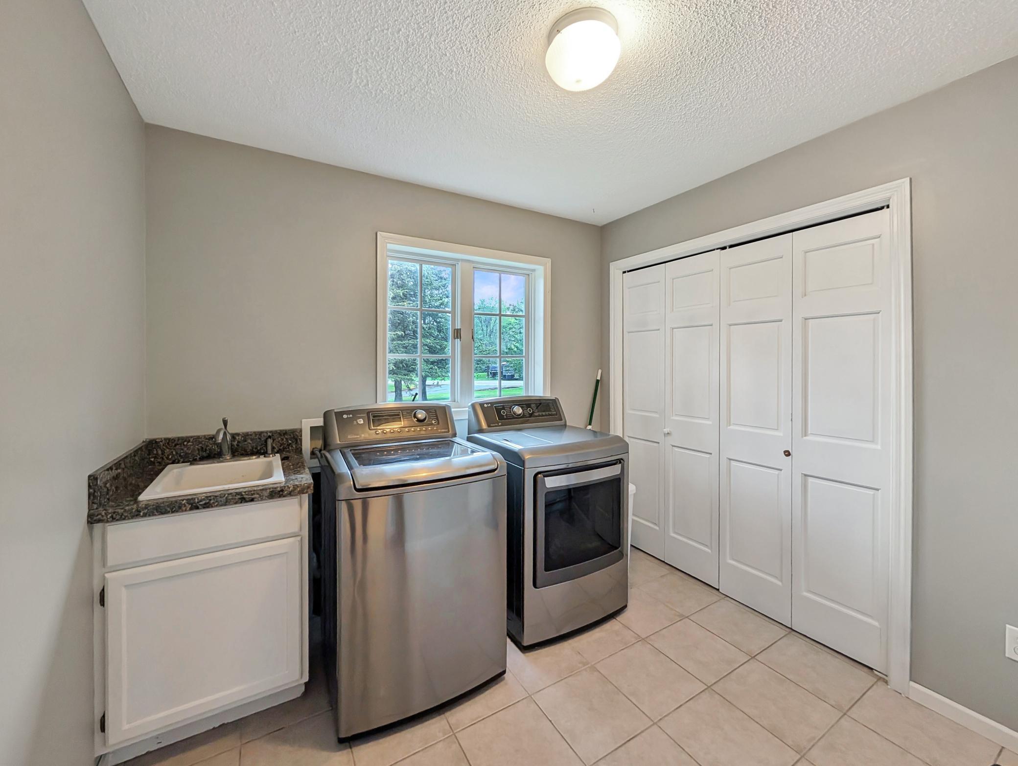 First floor laundry for convenience!