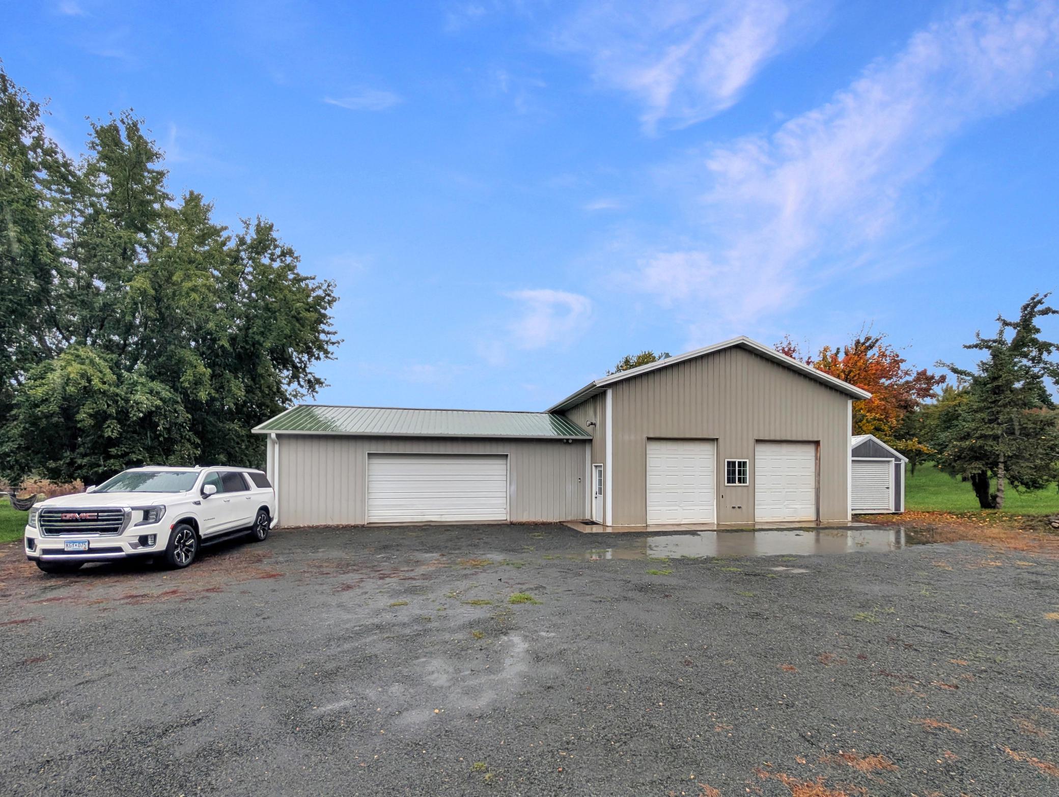 Property features a shop with plenty of room for additional vehicles and equipment!