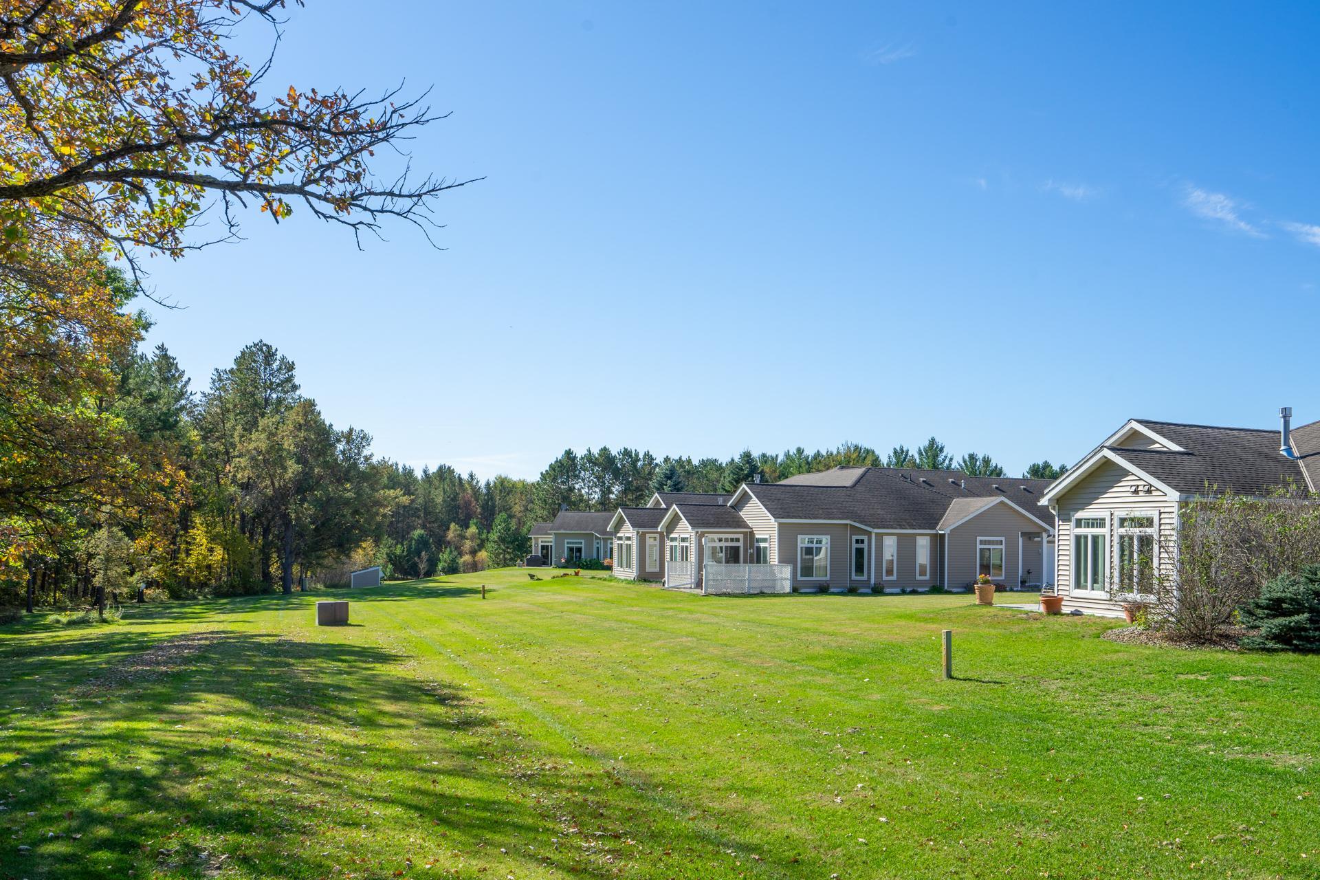 BACK YARD CONNECTING TO GOLF COURSE