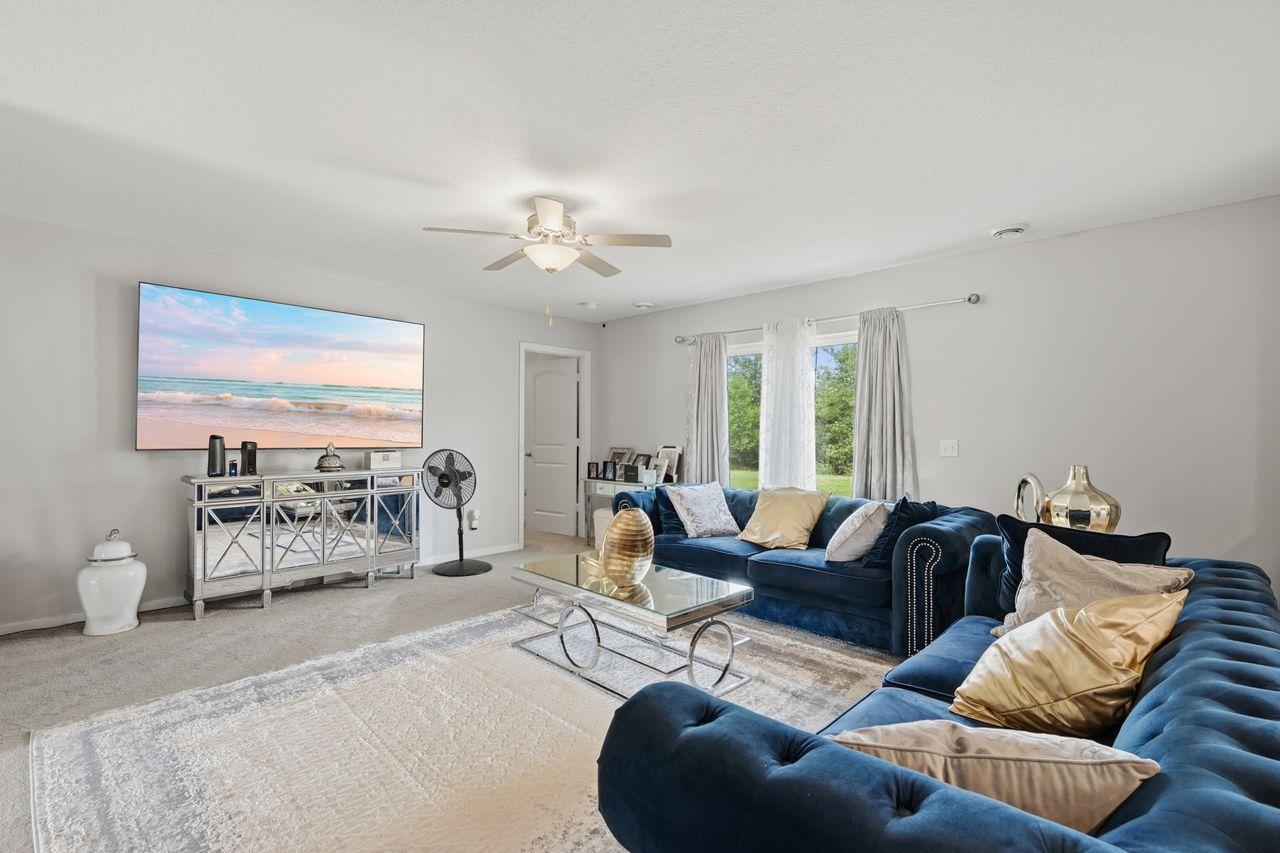 Oversized living room area