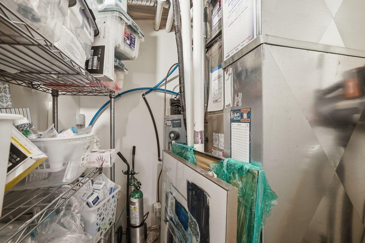 Utility space on main level