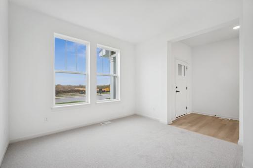 Main floor office space *Photos of a similar home*