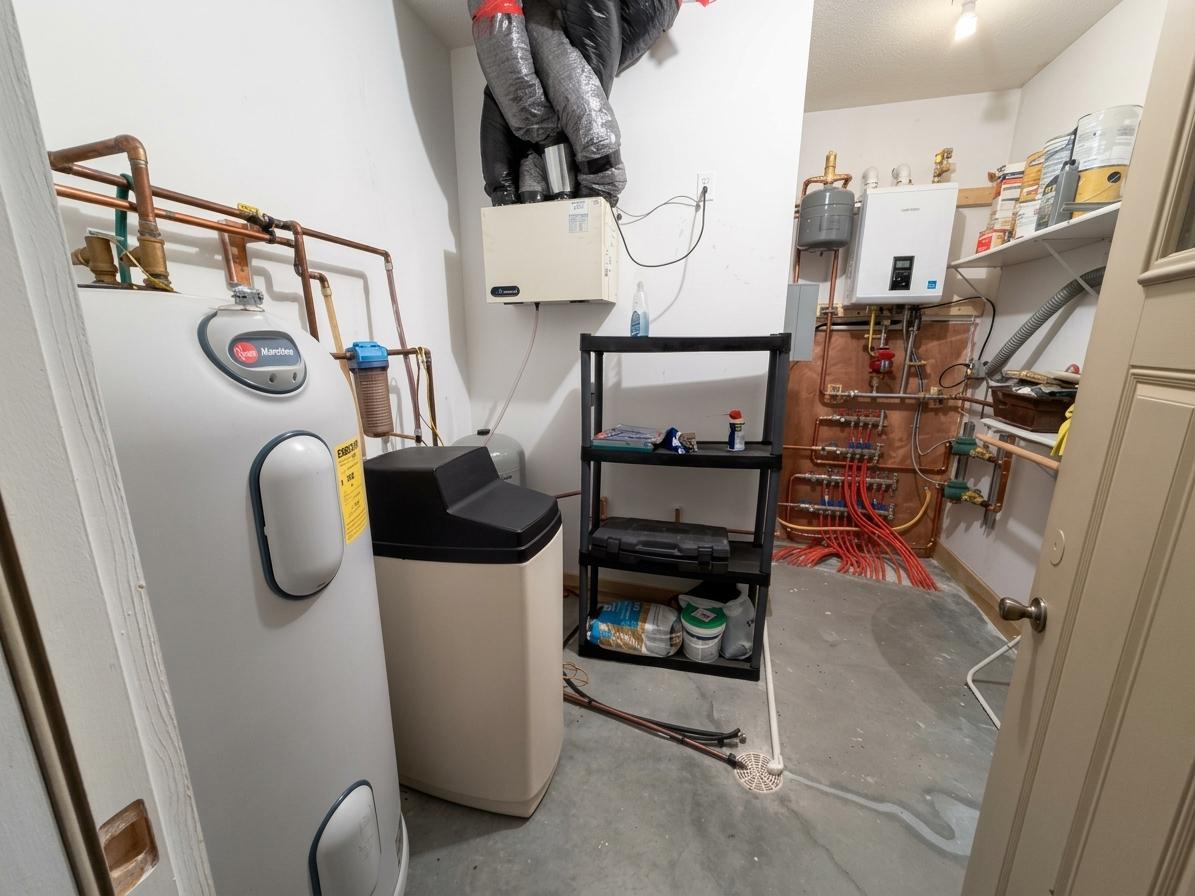 Mechanical Room Off Garage