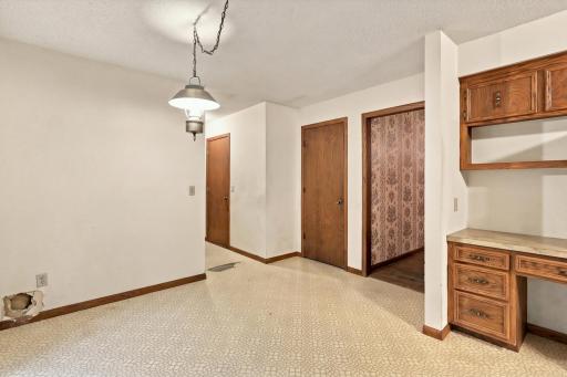 Dining area offers space for everyday meals and gatherings.