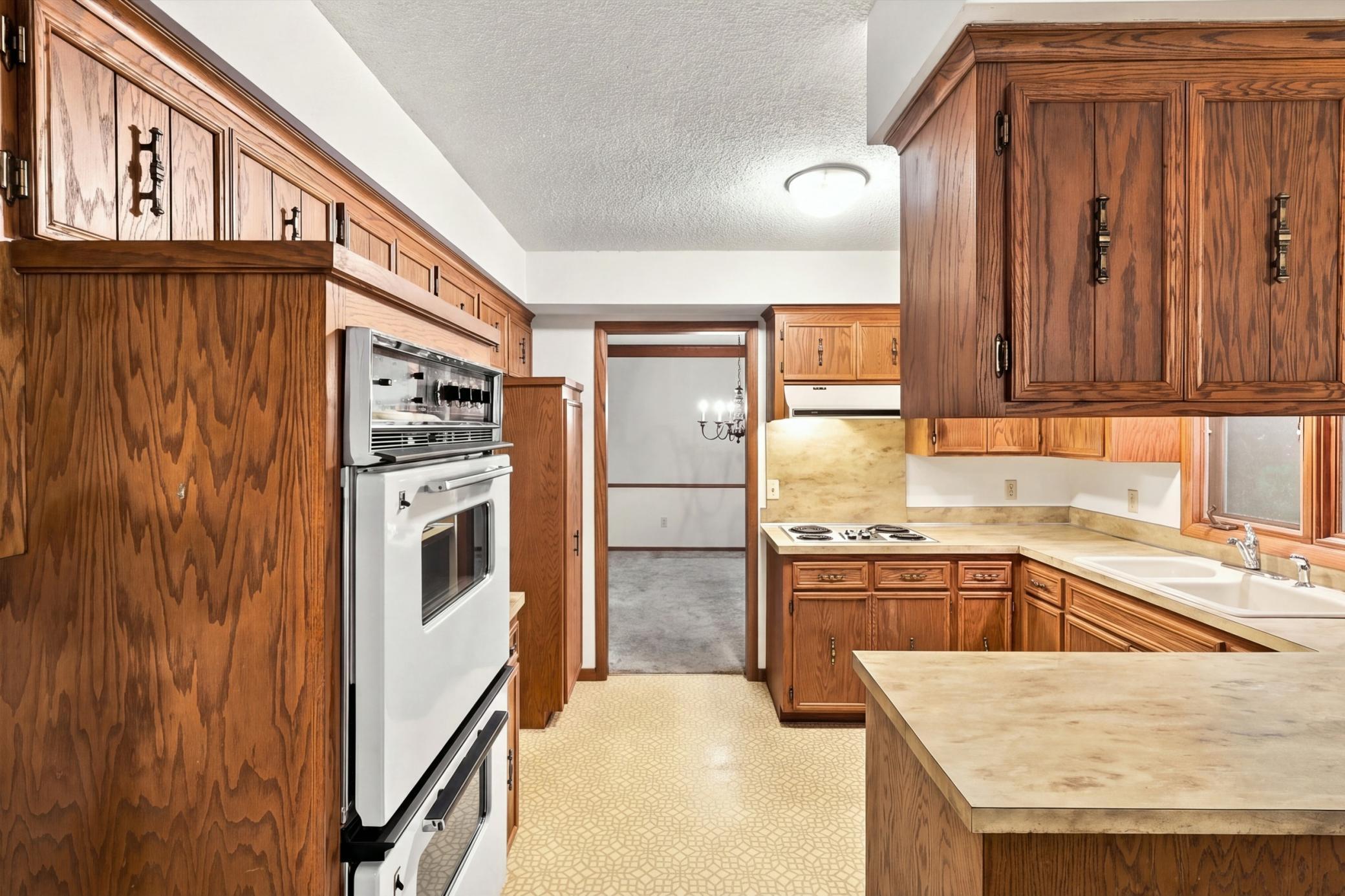 Opportunity to update the kitchen with your preferred cabinetry, countertops, and appliances.