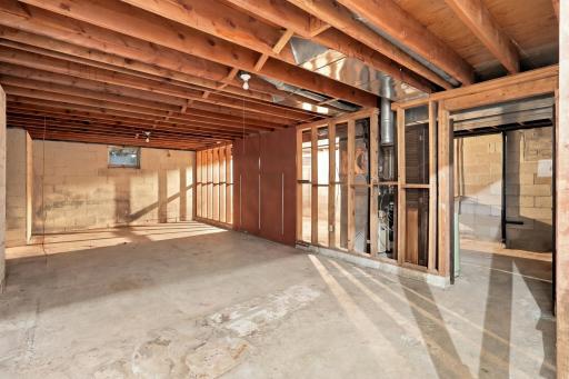 Opportunity to explore the possibilities for finishing the basement and creating additional living space to suit your needs.