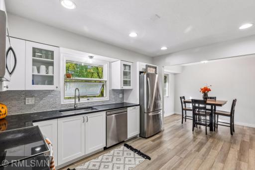 Kitchen and dining area
