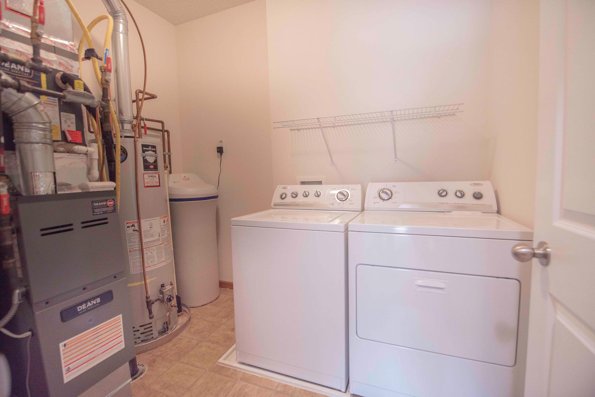 Utility/laundry room in upper level