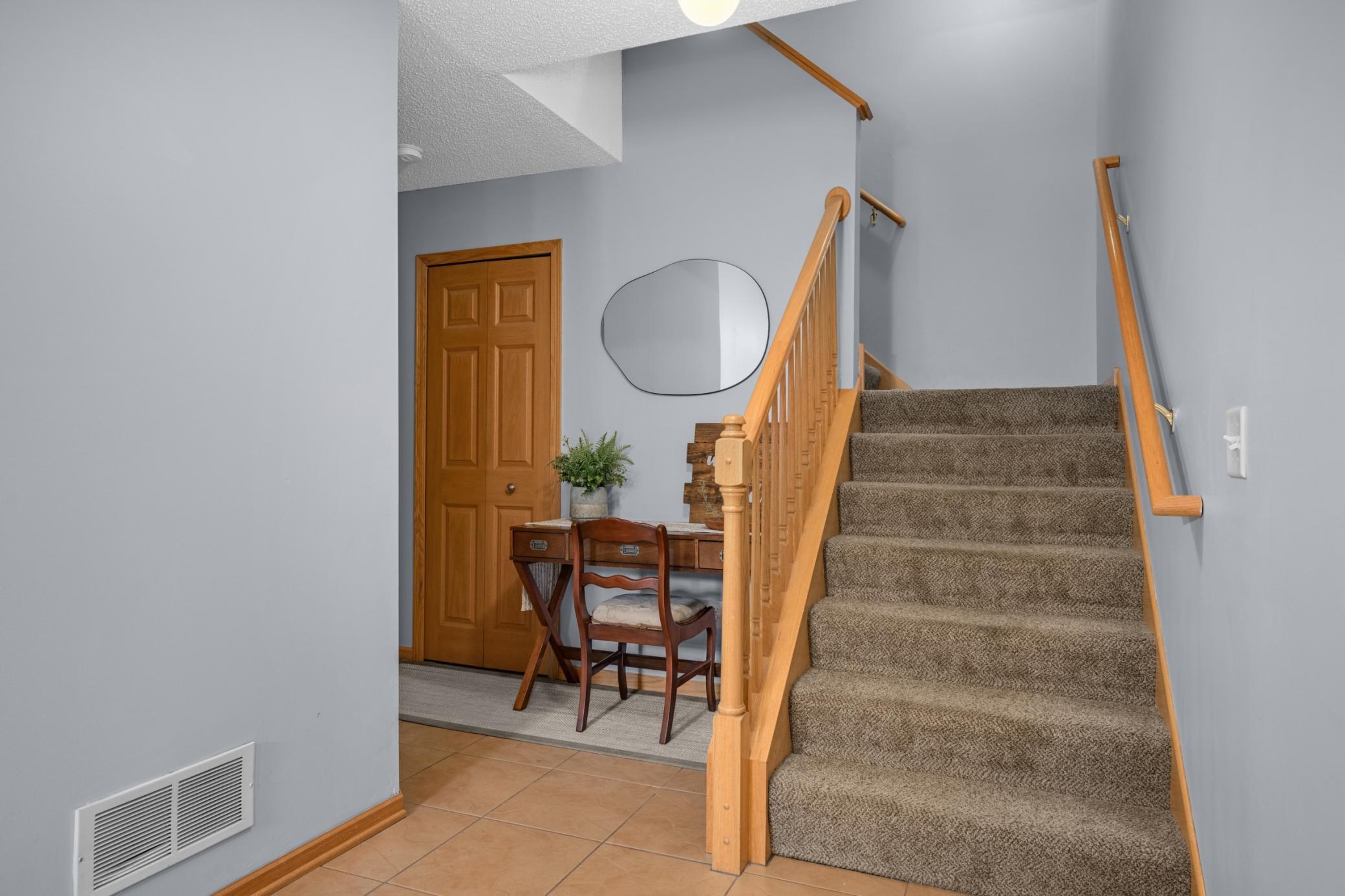 Lower level entry