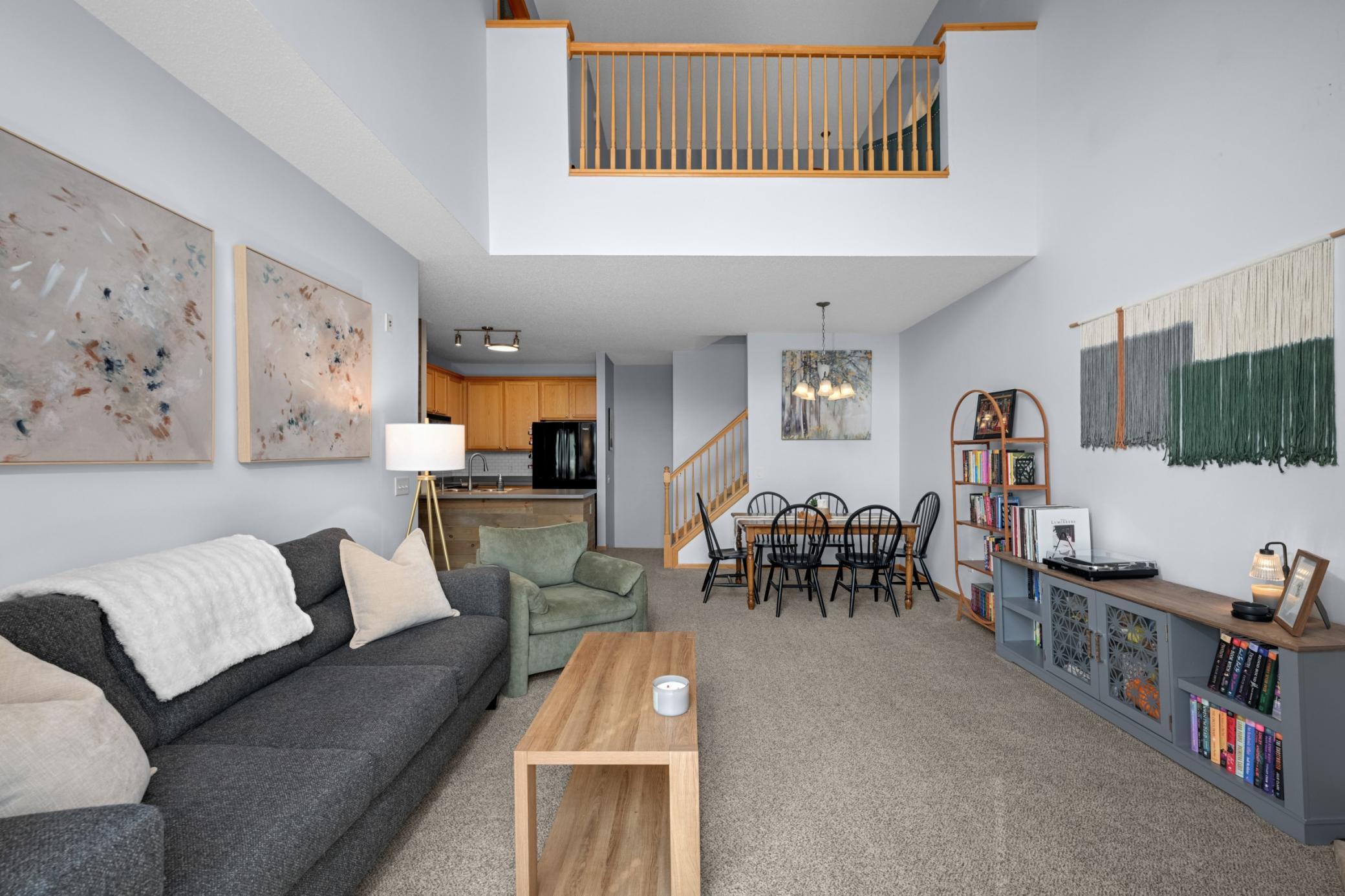 2 story family room