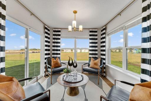 Morning Room - This is a picture of model home.