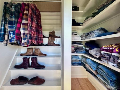 More impressive design details w/ the closet adj. to Bedroom 2
