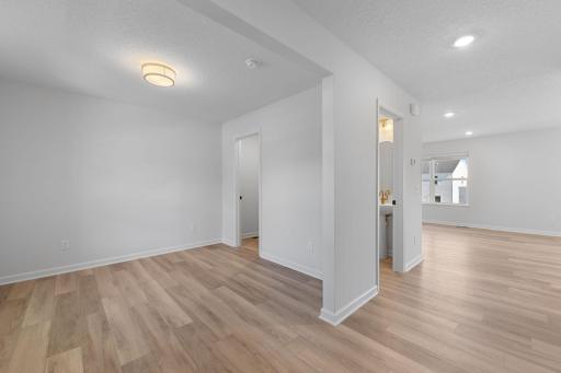 Entryway and Flex Room with closet- Picture of Model Home