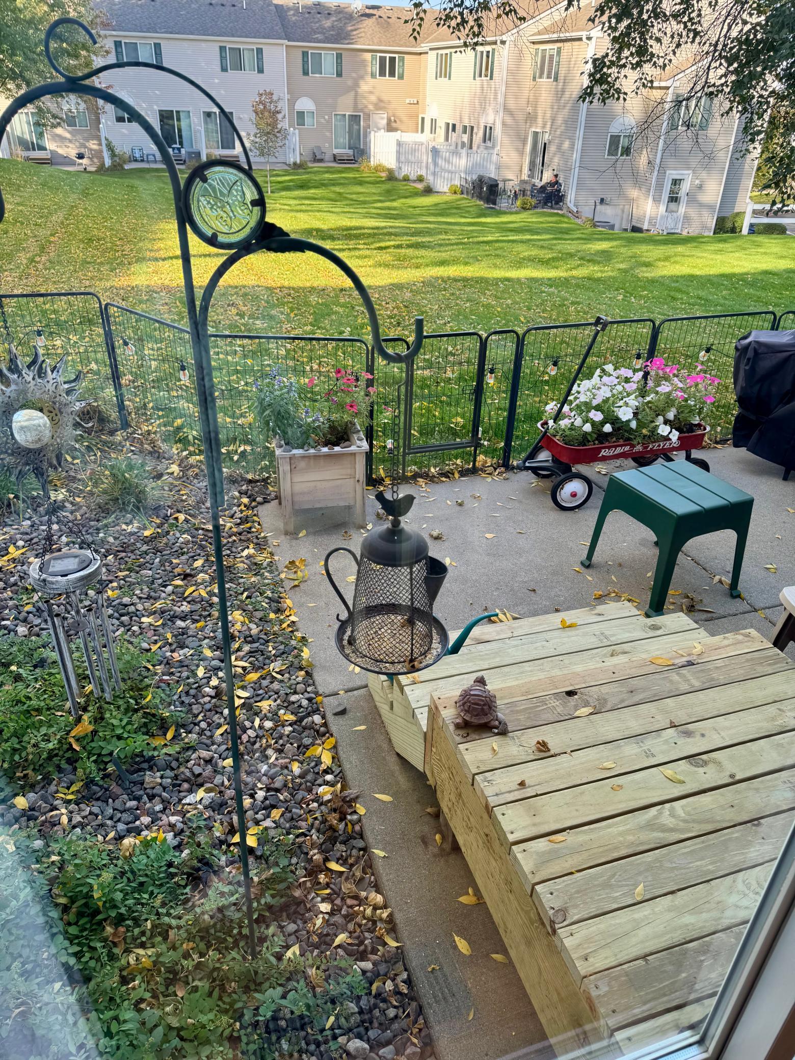 New steps to patio
