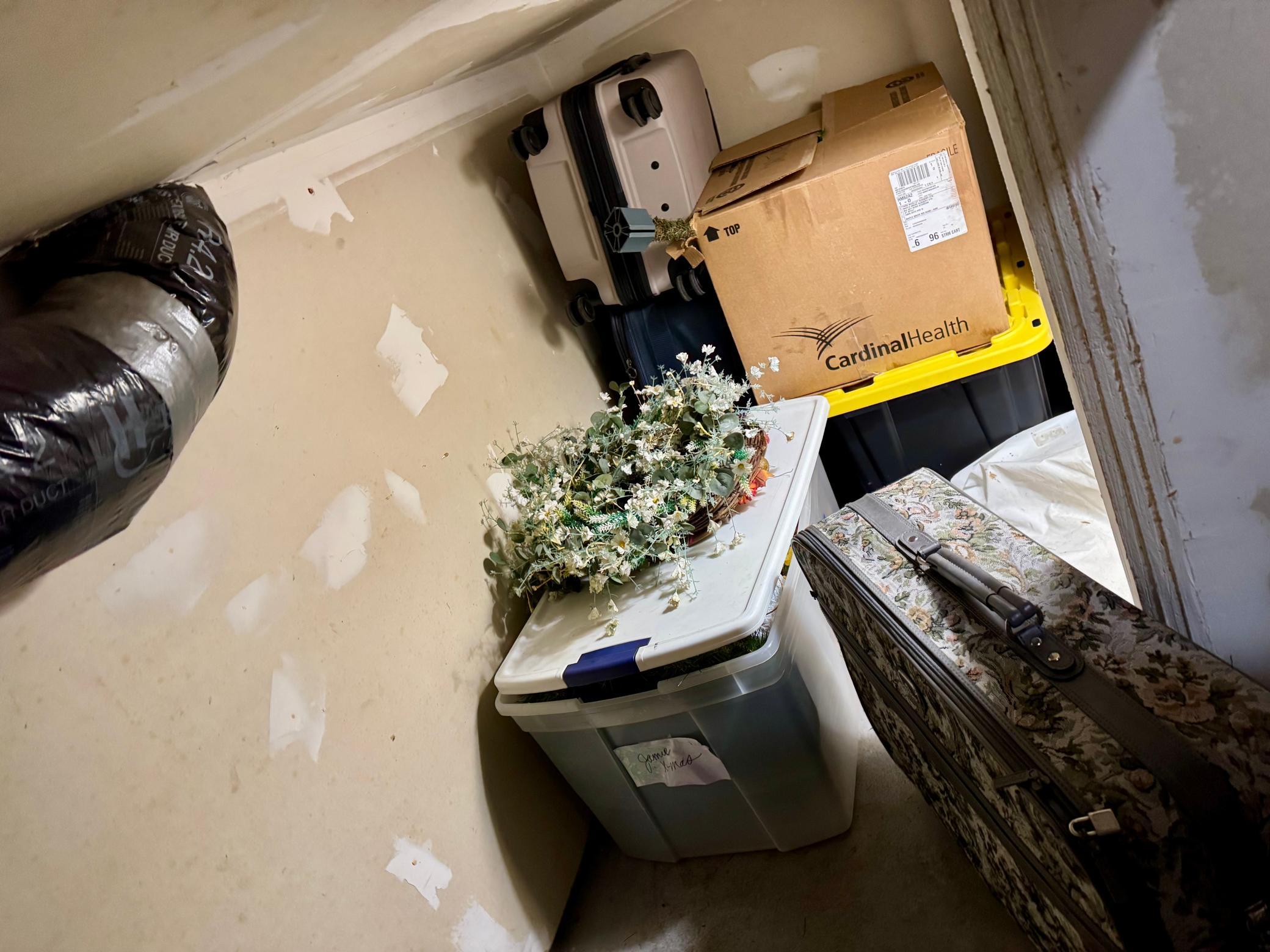 More storage under stairs